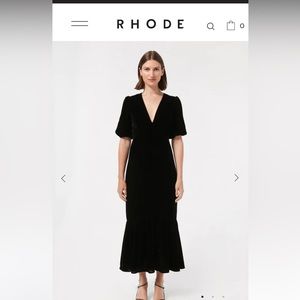 Rhode Velvet Ester Dress
